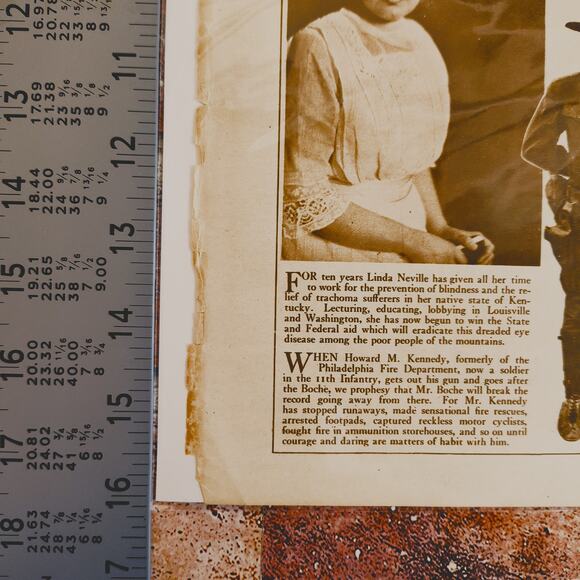 1918 "Not Working For Themselves" WWI-Era Original Vtg Magazine Page Public Good - Picture 5 of 12